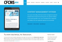 website template minicms